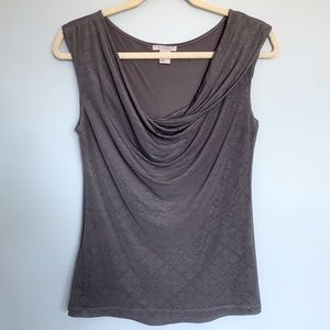 2/$25 H&M Gray Sleeveless Blouse - Small